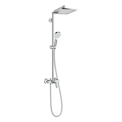 Hansgrohe Crometta - Sprchový set Showerpipe E 240 s baterií, chrom 27284000