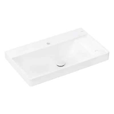 Hansgrohe Xelu Q - Umyvadlo 80x48 cm, bez přepadu, 2 otvory pro baterii, SmartClean, bílá 610254