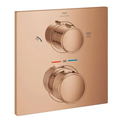 Grohe Allure - Termostatická baterie pod omítku, pro 2 spotřebiče, Warm Sunset 29181DA2