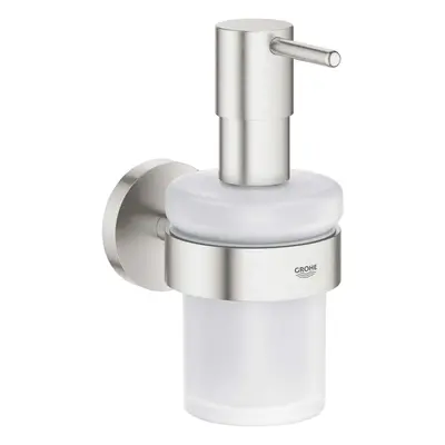 Grohe Essentials - Dávkovač tekutého mýdla s držákem, supersteel 40448DC1