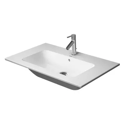 Duravit ME by Starck - Umyvadlo nábytkové 83x49 cm, s přepadem, s otvorem pro baterii, WonderGli