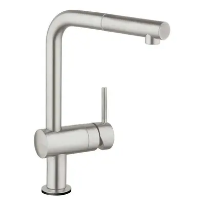 Grohe MintaTouch - Elektronická páková dřezová baterie, supersteel 31360DC1