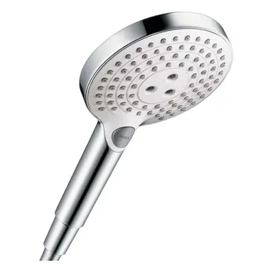 Hansgrohe Raindance Select S - Sprchová hlavice 120, 3 proudy, EcoSmart, bílá/chrom 26531400