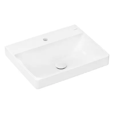 Hansgrohe Xelu Q - Umyvadlo 60x48 cm, bez přepadu, s otvorem pro baterii, SmartClean, bílá 61018