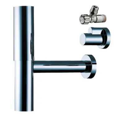 Hansgrohe Sifony - Designový sifon Flowstar s rohovými ventily, chrom 52120000