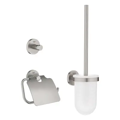 Grohe QuickFix Start - Set doplňků pro toaletu 3 v 1, supersteel 41204DC0