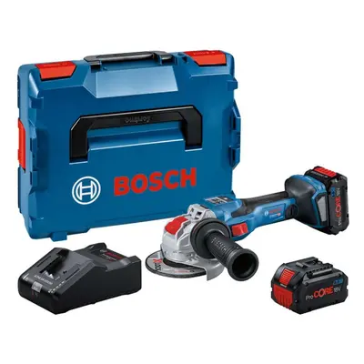 Bosch Nářadí - 18V AKU úhlová bruska 125 mm, 2x aku 8,0 Ah Li-Ion, nabíječka 06019H6501