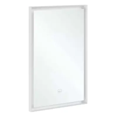 Villeroy & Boch Subway 3.0 - Zrcadlo v rámu s LED osvětlením, 50x75 cm, dotykový senzor A4635000