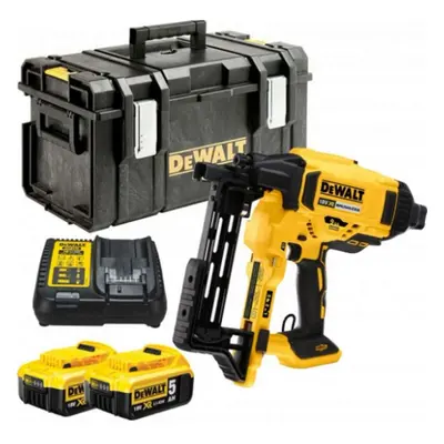 DeWALT Nářadí - 18V AKU sponkovačka na ploty 40-50 mm, 2x aku 5,0 Ah XR, nabíječka DCFS950P2