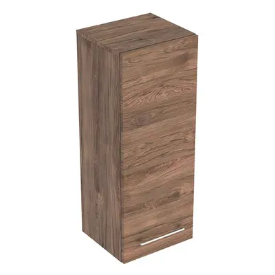 Geberit Selnova Square - Boční horní skříňka 85x33x30 cm, 1 dvířka, ořech hickory 501.278.00.1