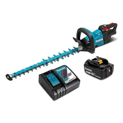 Makita Zahradní technika - 18V AKU plotové nůžky 60 cm, 1x aku 5,0 Ah LXT, nabíječka DUH602RT