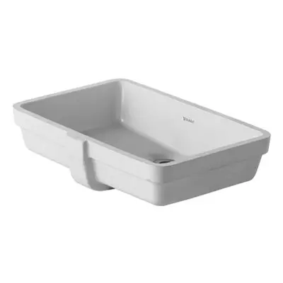 Duravit Vero - Umyvadlo zápustné 49x32 cm, s přepadem, WonderGliss, bílá 03304800001