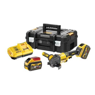 DeWALT Nářadí - 54V AKU úhlová bruska 125 mm, 2x aku 9,0 Ah FLEXVOLT, nabíječka DCG418X2