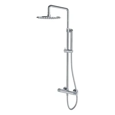 OMNIRES Contour - Sprchový set s termostatem, průměr 25 cm, chrom CT8044CR