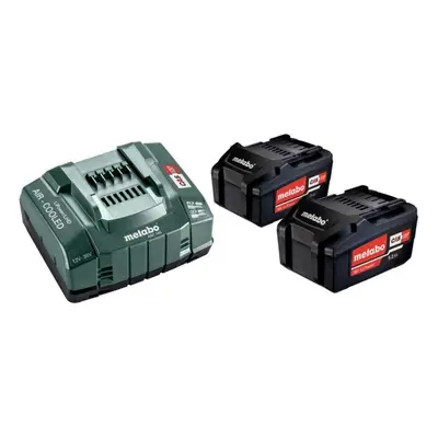 Metabo Příslušenství - Sada 8A nabíječky a 2x aku 18 V Li-Power 5,2 Ah 685051000