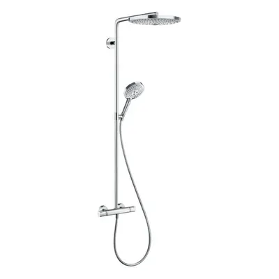 Hansgrohe Raindance Select S - Sprchový set s termostatem, 30 cm, 2 proudy, bílá/chrom 27133400