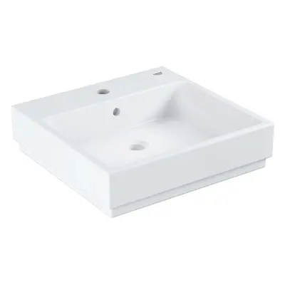 Grohe Cube Ceramic - Umyvadlo s přepadem, 50x49 cm, PureGuard, alpská bílá 3947800H