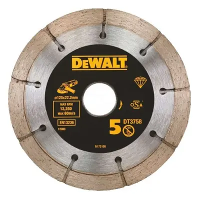 DeWALT Příslušenství - Diamantový řezný kotouč 125x22,2 mm DT3758