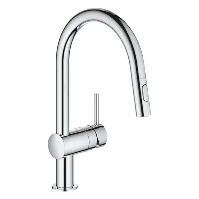 Grohe Minta - Dřezová baterie s výsuvnou sprškou, chrom 32321002