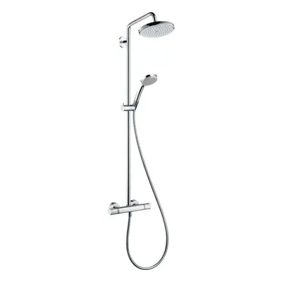 Hansgrohe Croma 220 - Sprchový set Showerpipe s termostatem, 22 cm, 4 proudy, EcoSmart 9 l/min, 