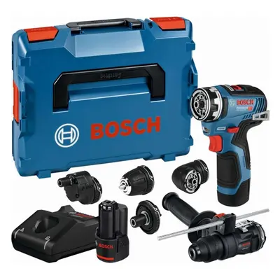 Bosch Nářadí - 12V AKU vrtací šroubovák s příslušenstvím, 2x aku 3,0 Ah Li-Ion, nabíječka 06019H