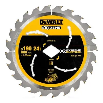 DeWALT Příslušenství - Pilový kotouč 190 mm, 24 zubů DT40270