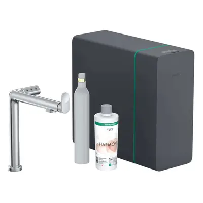 Hansgrohe Aqittura M91 - Dřezová baterie, SodaSystem, sBox, chrom 76810000