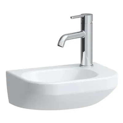 Laufen Lua - Umývátko 36x25 cm, bez přepadu, otvor pro baterii vpravo, bílá H8150800001141