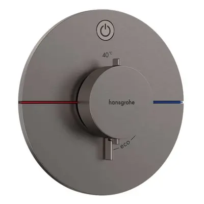 Hansgrohe ShowerSelect Comfort - Termostatická baterie pod omítku, kartáčovaný černý chrom 15553