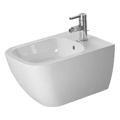 Duravit Happy D.2 - Závěsný bidet, 365x540 mm, otvor pro baterii, bílá 2258150000