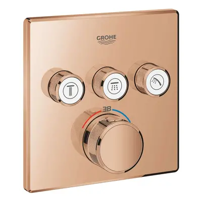 Grohe Grohtherm SmartControl - Termostatická baterie pod omítku, pro 3 spotřebiče, Warm Sunset 2