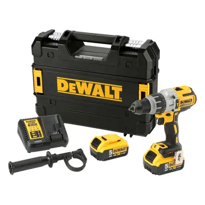 DeWALT Nářadí - 18V AKU vrtačka s příklepem, 2x aku 5,0 Ah Li-Ion, nabíječka DCD996P2