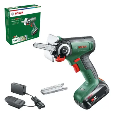 Bosch Zahradní technika - 18V AKU prořezávací pila 7 cm, 1x aku 2,5 Ah, nabíječka 06033D5202