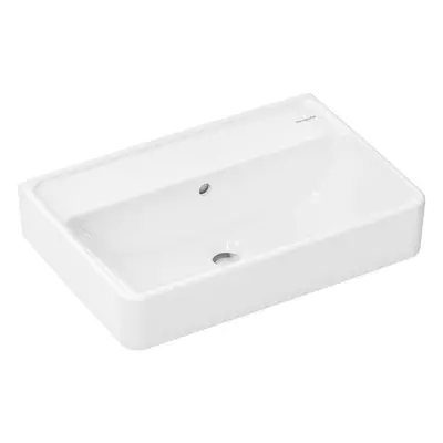 Hansgrohe Xanuia Q - Umyvadlo 55x37 cm, s přepadem, bez otvoru pro baterii, SmartClean, bílá 611