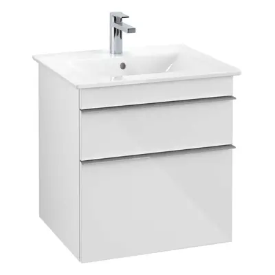 Villeroy & Boch Venticello - Umyvadlová skříňka, 55x59x50 cm, 2 zásuvky, Glosy White A92301DH