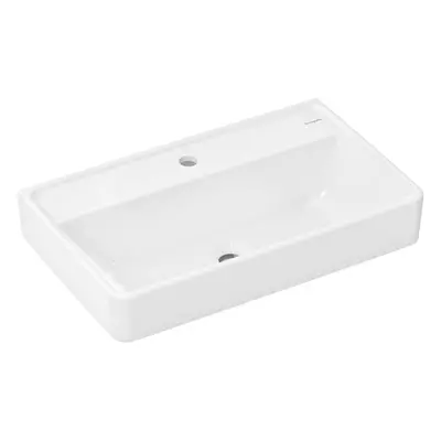 Hansgrohe Xanuia Q - Umyvadlo 65x39 cm, bez přepadu, otvor pro baterii, SmartClean, bílá 6113045