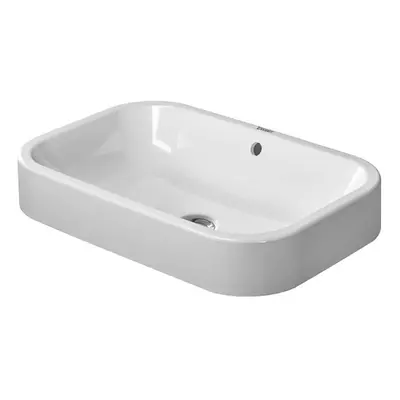 Duravit Happy D.2 - Umyvadlo na desku, 60x40 cm, bez otvoru pro baterii, alpská bílá 2314600000