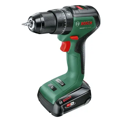 Bosch Nářadí - 18V AKU vrtačka s příklepem, 1x aku 2,0 Ah Li-Ion, nabíječka 06039D7101