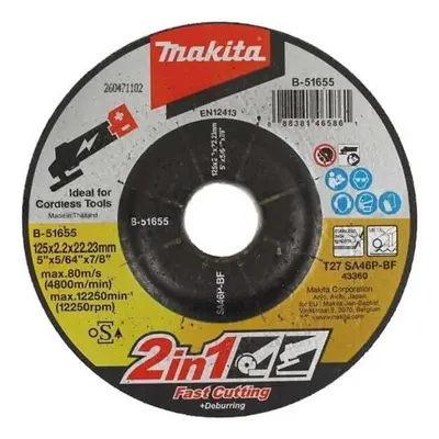 Makita Příslušenství - Řezný kotouč 125x22,2 mm B-51655