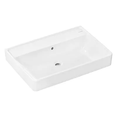 Hansgrohe Xanuia Q - Umyvadlo 70x48cm, s přepadem, bez otvoru pro baterii, bílá 60249450