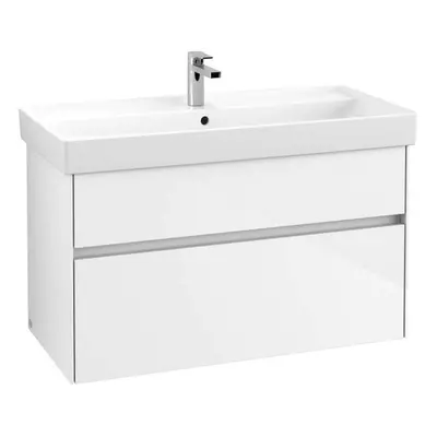 Villeroy & Boch Collaro - Umyvadlová skříňka, 95x55x44 cm, 2 zásuvky, Glossy White C01100DH