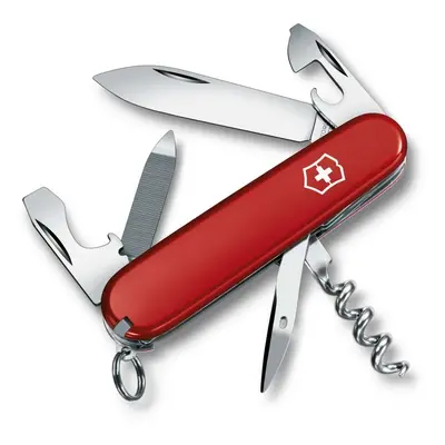 VICTORINOX - Střední kapesní nůž Sportsman, 13 funkcí, červená 0.3803