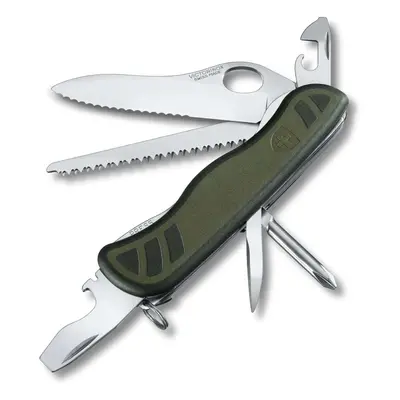 VICTORINOX - Velký kapesní nůž Swiss Soldier, 10 funkcí, zelená 0.8461.MWCH