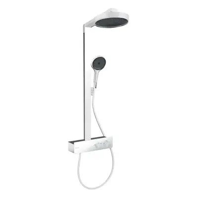 Hansgrohe Rainfinity - Sprchový set s termostatem, průměr 25 cm, 3 proudy, matná bílá 28742700