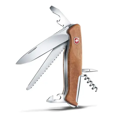 VICTORINOX - Velký kapesní nůž Ranger Wood 55, 10 funkcí, dřevo 0.9561.63