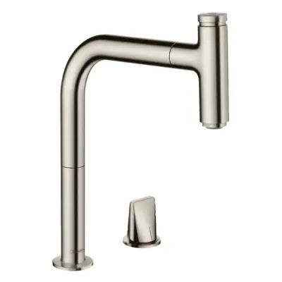 Hansgrohe M71 - Dřezová baterie M7119-H200 s výsuvnou sprškou, 2-otvorová instalace, sBOX, vzhle