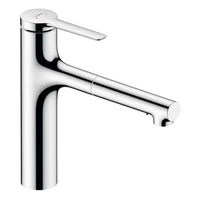 Hansgrohe Zesis M33 - Dřezová baterie 160, s výsuvnou sprškou, sBox lite, chrom 74804000