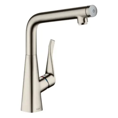 Hansgrohe Metris New - Dřezová baterie, vzhled nerezu 14883800