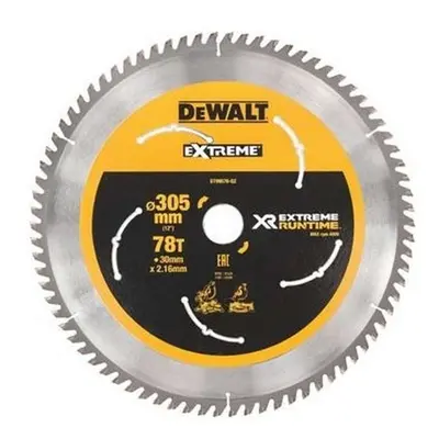 DeWALT Příslušenství - Pilový kotouč na dřevo 305x30 mm, 78 zubů DT99576