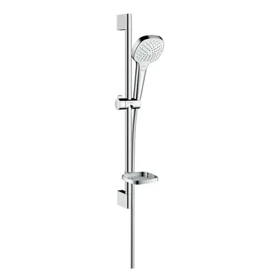 Hansgrohe Croma Select E - Sprchová souprava Vario 0,65m s mýdlenkou Casetta, bílá/chrom 2658640